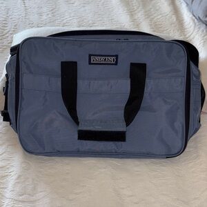 Vintage Rare Lands' End Unisex Slate Blue Weekender/Laptop Bag